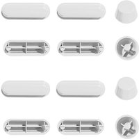 12pcs Anti-Slip Gasket Toilet Seat Pad Universal Toilet Lid Cushion Buffers Stop Bumper Shock Absorber Bathroom Toilet Seat Kit