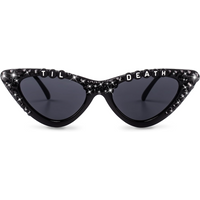 Til Death Bachelorette Sunglasses Stylish Party Eyewear For Women Fun Decor Accessories For Gothic Bridal Party Celebration Use