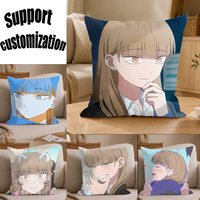Koyuki Hikawa Anime Ramparts of Ice Square Sofa Pillow Cover Solid Color Living Room Home Decor Cushion Case