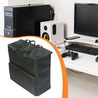 Heavy Duty PC Chassis Carrying Case Large Capacity Desktop Computer Travel Bag Organizer for Moving