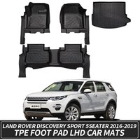 For Land Rover Discovery Sport 5seater 2016-2019 Fully Enclosed TPE Car Foot Mat Waterproof and Anti Slip Carpet Car Accessories