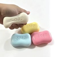 Slow Rebound Squishy Super Wet Soft and Tender Hand Feeling Stress Relief Squeezing Simulation Soap and Soap Bar Toy