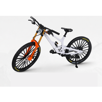 AliExpress TANGUAYA 1:8 Model Alloy Bicycle Diecast Metal Mountain Finger Bikes with Shock Absorber Simulation Collection Gifts Toys for Boys
