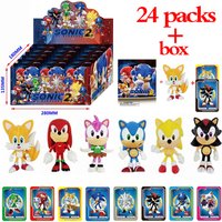 Sonic the Hedgehog Anime Handmade Blind Box Sonic Game Character Figure PVC Model Anime Peripheral Toy Ornament Birthday Gift
