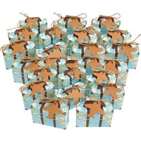 50pc Party Favor Candy Box Paper Snack Bag Banquet Nut Pastry Dessert Pack Decor for Wedding Birthday Xmas Banquet Party GiftBox