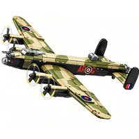 DIY MOC Building blocks bricks British Lancaster Mk.I strategic Bomber Fighter Aircraft Military Soldier Christmas gift