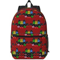Henry Hoover And Friends Student Backpack School Bag Hiking Travel Daypack for Boys Girls Bookbag Shoulder Bags