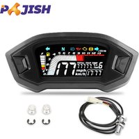 Motorcycle Modified Parts 12V Electronic LCD Instrument HD Waterproof LCD VA Panel Multi-function Speedometer