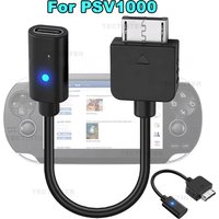 For PS Vita 1000 Console Power Wire USB C Cable USB C Cable Charging Adapter Type C LED Convert Cord For PSV1000 Accessories
