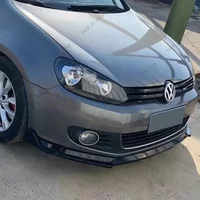 Dla VW Golf MK6 Golf 6 Standard TSI TDI MPI 2008-2013 Przedni zderzak samochodowy Spoiler Splitter Body Kit Wykończenie przedniego ochraniacza wargi