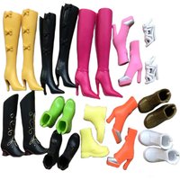 1/6 puppe Schuhe Kinder DIY Spielen Puppe Zubehör Schuhe Original Sandalen Puppe Bunte Stiefel Dekore Männlich Weiblich Puppe Teile