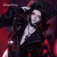 Kaer A Ball Jointed Doll 1/4 Punk Band Bassist FullSet Dark SeriesMetal Resin Art Doll By Shuga Fairy Resin Figure