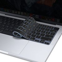 Keyboard Cover 2022-2025 M3/M2/M4/M5 Chip for MacBook Air 15.3"/13.6" A3113/A3114/A2941 Pro 14"/16"A3434 A2992/A2779/A2991/A2918