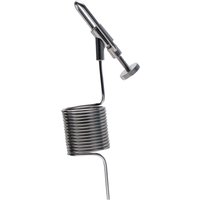 Pig Tail Proof Coil 15 Turn Sampling Coil Zwickel Style Stainless Steel 304 Controlling Foam Effective