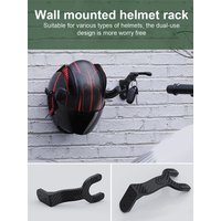 AliExpress NONE Motorcycle Head Gear Hook Motorcycle Helmet Holder Helmet Hook Wall Mount Football Bicycle Hat Hanger Stand For Caps Wall Rack