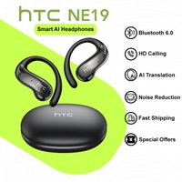 HTC NE19 Wireless Bluetooth Headphones OWS Open Ear AI Translate ENC Business Travel Earphone Music Stereo Headsets TWS Earbuds
