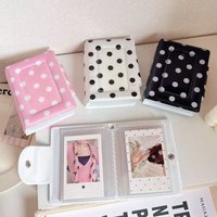 Kawaii Polka Dot Photo Album 40 Slots 3 Inch Photocard Holder Collectible Photocard Binder