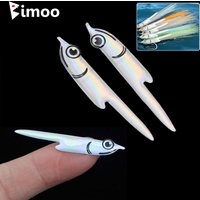 16/32pcs Pre-Cut Fleye Foils Baitfish Lure Fly Tying Material Artificial Silverside Fish Mask Sticker Streamer Sea Fishing Lures