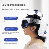 Practical bestseller Electric Head Massager Scalp Automatic Hot Compress Relaxation Massager for Headaches Air Pressure Kneading
