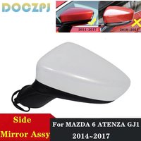 Car Rearview Side Mirror Assembly 7 8 9PINS With Electric Auto Heat Foldable Blind Spot For Mazda 6 ATENZA 2014 2015 2015~2017