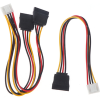 For Hikvision DAHUA Mini VCR IP Camera CCTV Hard Disk Power One To One/One To Two VH3.96 4Pin To SATA Power Cable