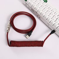 【LANO】GX12 series Type-C data cable,USB connector, mechanical keyboard cable, suitable for mechanical keyboard spiral cable, new