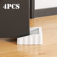 2/4pcs Two-Way Door Stoppers Cube Doorstops Door Stops for Bottom of Door on Home Office Carpet Concrete Tile Wood Stopper Wedge
