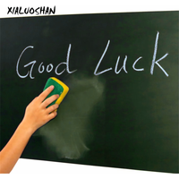Self-adhesive Blackboards Sticker 45x100cm Dark Green Graffiti Wall Sticker Erasable Blackboard Learning Bulletin Message Board