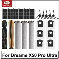 For Dreame X50 Pro Ultra Aqua 10 Ultra Roller Complete / RLH31CE Accessories Robot Vacuum Cleaner Main Side Brush Hepa Filter