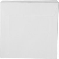 100PCS Practical Clear Window CD Sleeves Flap Design Reusable DVD Sleeves Disc Sleeves Disc Organization