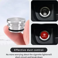 Alloy Car Cigarette Lighter Plug Button Cap Dust Cover Socket For Alfa Romeo Giulietta GT 159 147 156 Mito Brera Giulia Spider