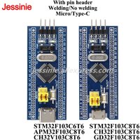 STM32F103C6T6 STM32F103C8T6 APM32F103C8T6 CH32F103C8T6 CH32V103C8T6 GD32F103C8T6 for Arduino Micro/Type-C Development Board