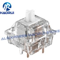 100Pcs New Original LEOBOG Ice Soul Switches 5 Pin 49gf Tactile Switch Compatible for MX Mechanical Keyboard