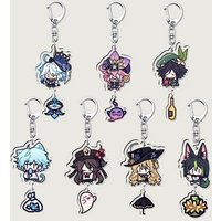 Genshin Impact Anime KeyChain Furina Venti Hu Tao Character Pendant for Bag Good Friend Kawaii Gifts Collection Ornament Toys