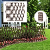40cm Expandable Faux Ivy Fence Panel Artificial Hedge Screen Garden Privacy Fence Leaf Grille Decorative Trellis for Outdoor Yar