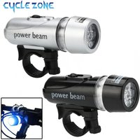 5 LED Bicycle Front Light Bike Flashlight Bike Headlight Night Riding Safety Warning Light Battery-Powered Cycling Accessories