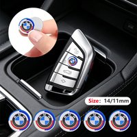11mm 14mm Car Remote Key Decoration Emblem Sticker For BMW 50th Anniversary 3 5 7 Series X5 E46 E83 F16 E70 M3 M4 M5 G30 G20 G15