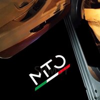LED Car Door Welcome Lights Projector Ghost Shadow Courtesy Lamp For Alfa Romeo Mito 2009-2022 2018 2019 2020 2021 Accessories