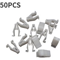 50pcs Auto Plastic Fasteners Interior Pillar Trim Clips for Mazda S47P-64-345(S47P64345) / Mitsubishi MQ907568 Worldgolden