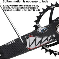 AliExpress NONE Bicycle crank protection sticker Dental disc crank modification Soft film protection waterproof PVC protection sticker
