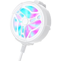 Universal RGB Mini Phone Cooling Fan USB Radiator Turbo Hurricane Game Cooler Tools For iPhone Samsung Xiaomi Redmi Huawei Nova