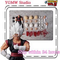 En stock YGMW Studio Figurine Vegito Dragon Ball Super Saiyan Vegito Vegetto Weekly Color Anime Action Figure Jouets Cadeaux