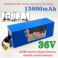 36V 15Ah 10S3P 15Ah 21700 battery pack built-in 15A BMS, 250W-500W scooter, bicycle battery
