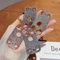 Luxury Rhinestone Diamond Glitter Metal Camera Lens Cover Flim For IPhone Air 17 Pro Max Anti-Scratch Shockproof Cap Accessories
