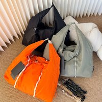 2026 New Cloud Tot Bag Nylon Fashion Large Capacity Outdoor Sports Design Single Shoulder Slant Cross Bag Woven Airport Bag
