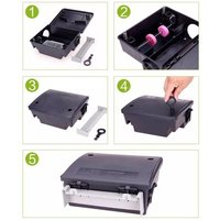 Professional Home Mouse Rodent Bait Block Trap Station Box Case with Key Durable Practical Mouse Rodent Mouse Trap
