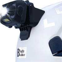 SHL01 Build in Headlight for Hard Hats CR06 and CR08 Safety Helmet Accessories Headlamp for Safety Helmet