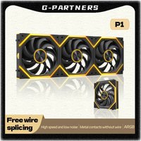 Star Brick P1 Jungle Leopard Interstellar SE Building Block Fan Triple ARGB 12cm Desktop Computer Wireless splicing fan