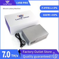Lucky Miner LV08 Pro Bitcoin Miner 7TH/s Solo ASIC Miner SHA256 BTC BCH BSV DGB Crypto Mining Low Power 150W Silent Home Miner