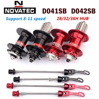 AliExpress NONE Novatec Mountain Bike Hub D041SB D042SB 28/32/36 Holes Disc Card Brake MTB Bicycle Hub Bearing Front/Rear 8/9/10/11 Speed
